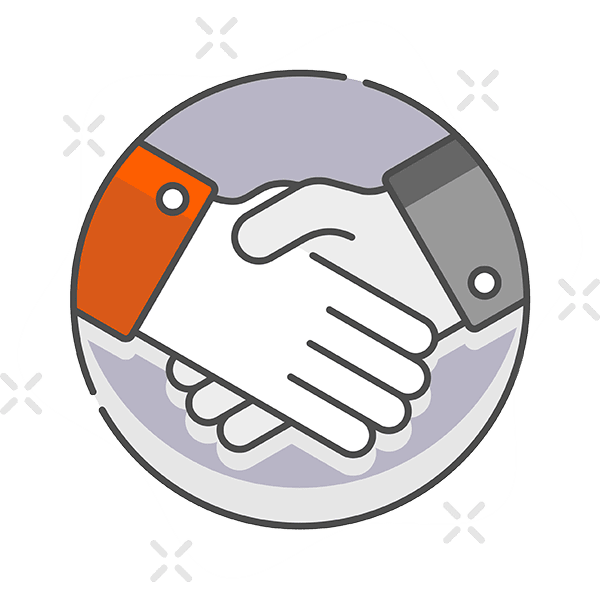 Shaking hands icon